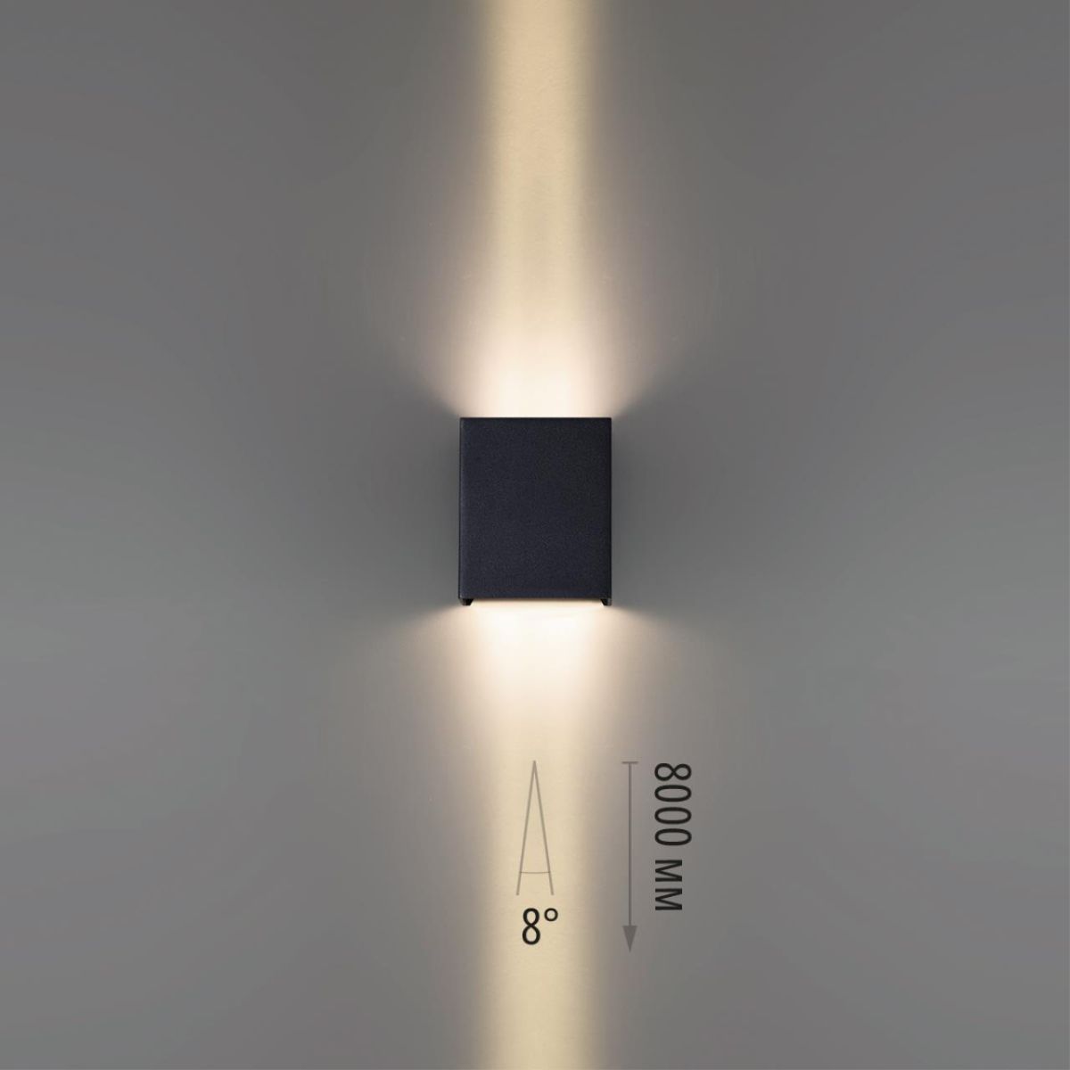 уличный настенный светильник odeon light nature arrow 7188/10wl