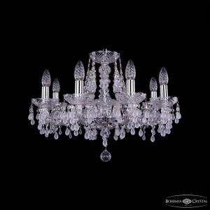 Подвесная люстра Bohemia Ivele Crystal 1410/8/195 Ni V0300