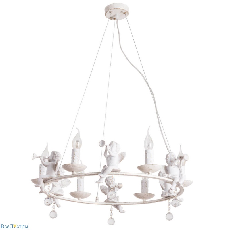 подвесная люстра arte lamp amur a1133sp-6wg