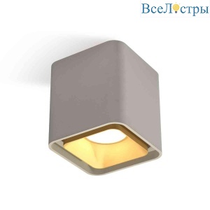 Комплект накладного светильника Ambrella light Techno Spot XS7842004 SGR/SGD серый песок/золото песок (C7842, N7704)