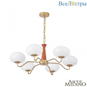 Подвесная люстра Arte Milano Napoli 310166/D780/6 BS/WD