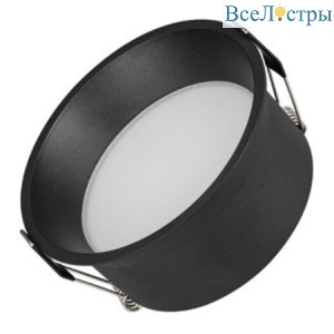 Встраиваемый светильник Arlight MS-BREEZE-BUILT-R125-16W Warm3000 (BK, 85 deg, 230V) 036617