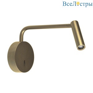 Настенный светильник Arlight SP-VERDI-LONG-WALL-3W Warm3000 (BR, 20 deg, 230V) (IP20 Металл) 058490