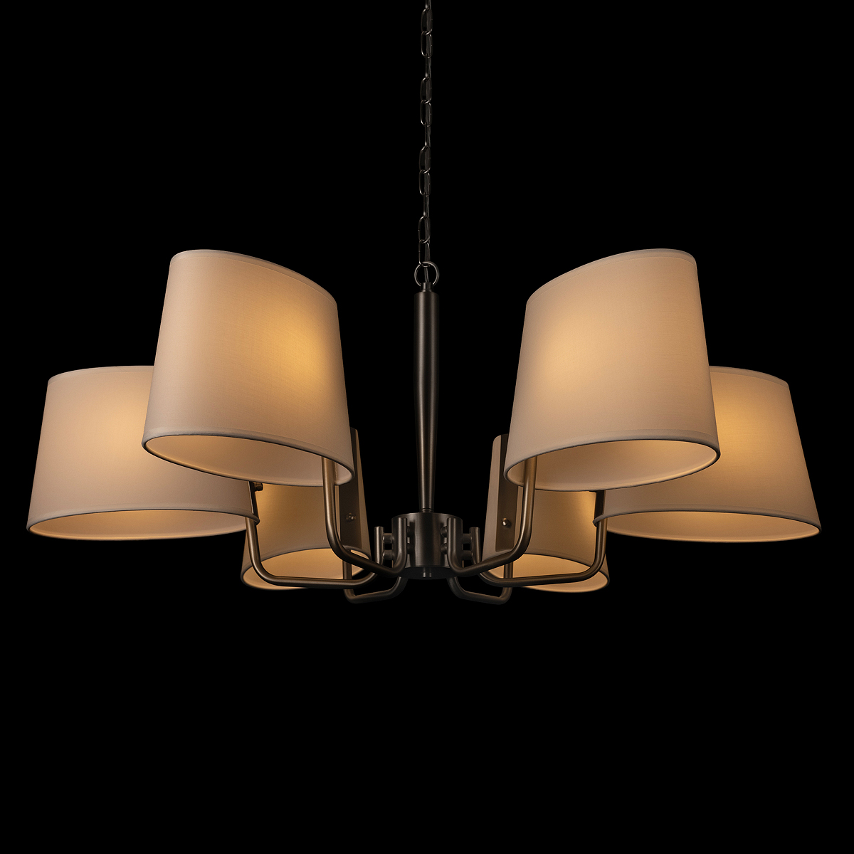подвесная люстра loft it hilton 10527/6 nickel