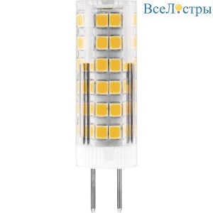 Лампа светодиодная Feron G4 7W 4000K прозрачная LB-433 25864