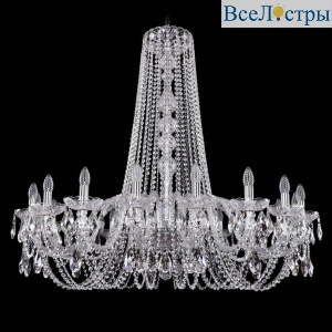 Подвесная люстра Bohemia Ivele 1402/18/400/h-105 Ni
