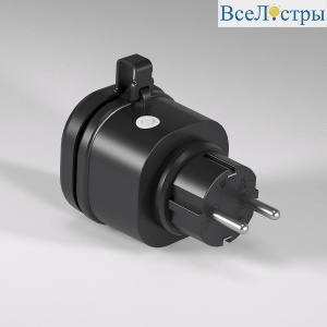 Умная розетка с мониторингом энергопотребления Elektrostandard 76102/00 черная a065376