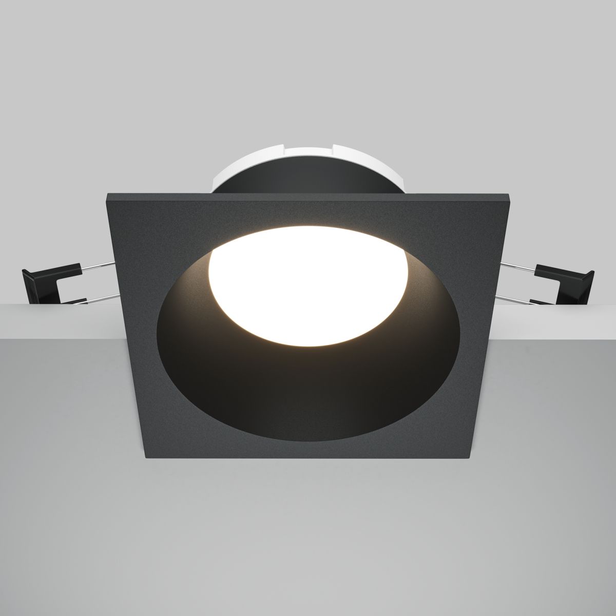 встраиваемый светильник maytoni technical share dl126-gx53-sq-b