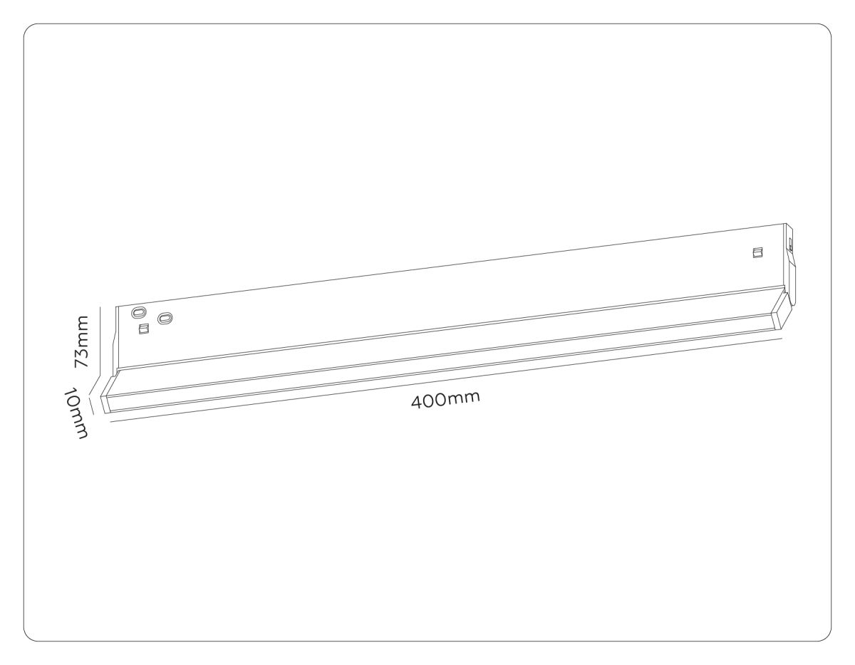 трековый магнитный светильник с переключателем цв. темп. ambrella light gl2354
