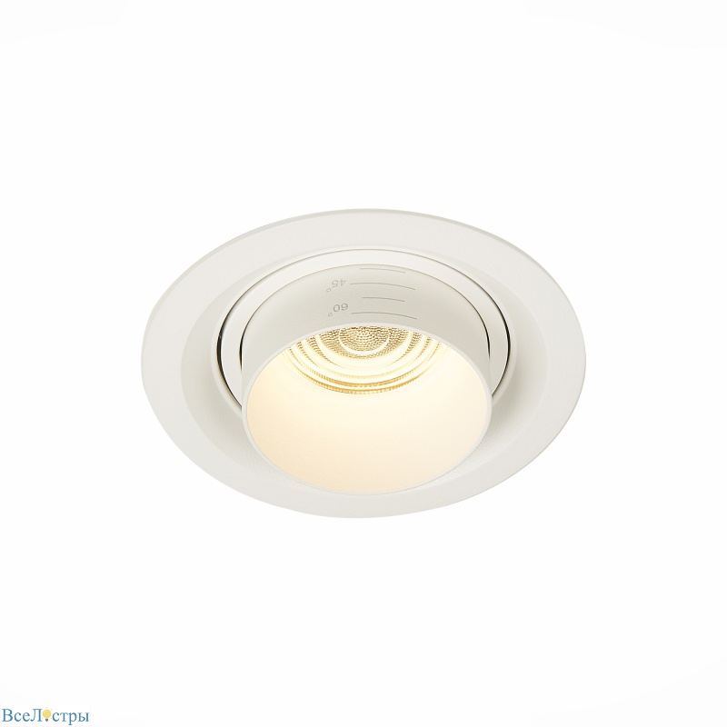встраиваемый светильник st luce st701.538.12