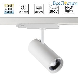 Трековый трехфазный светильник Novotech Port Nail 359585