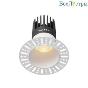 Встраиваемый светильник Maytoni Dip DL122-15W-2.7K-TRS-W