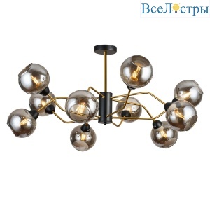 Люстра на штанге IMEX MD.9083-10-S-BK+COP