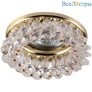 Встраиваемый светильник ЭРА DK16 GD/WH C0043749