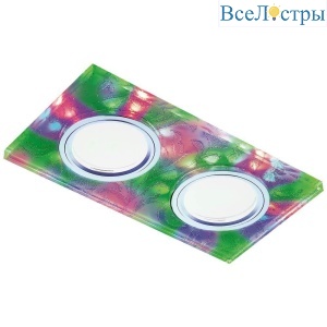 Встраиваемый светодиодный светильник Ambrella Light Led S234/2 W/CH/M