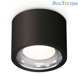 Комплект накладного светильника Ambrella light Techno Spot XS7511011 SBK/PSL черный песок/серебро полированное (C7511, N7023)