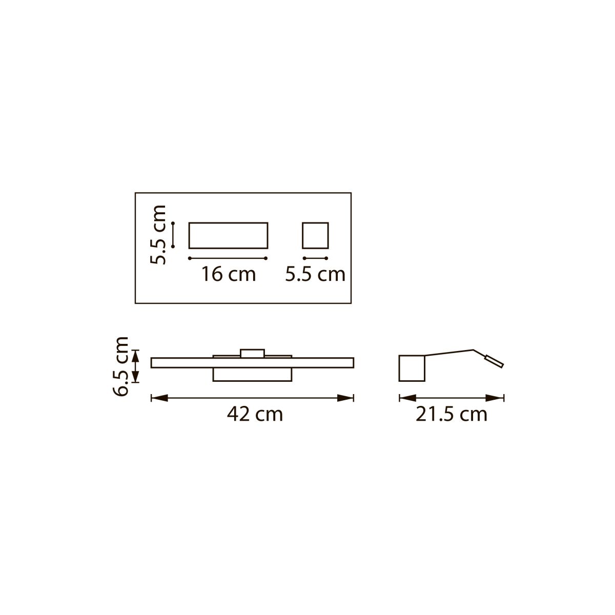 подсветка для зеркал lightstar muro spec 808687-4