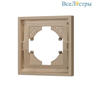 Рамка пластиковая на 1 пост Arlight FRM-TENDO-PL-1-GD 053838