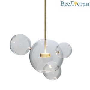 Подвесной светильник Delight Collection Bubbles 9214P/3 gold