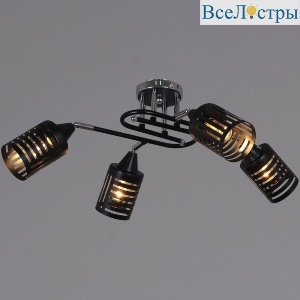 Потолочная люстра Reluce 70052-3.3-04 CR+BK
