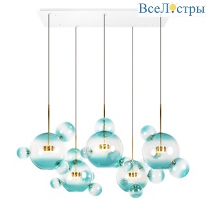 Подвесная люстра Loft IT Bolle 2027-S5 Blue