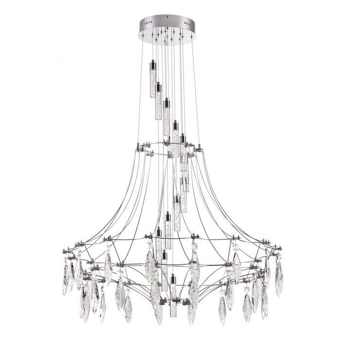 подвесная светодиодная люстра odeon light classic flamenco 6699/51l