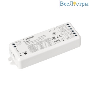 Диммер Arlight SMART-PWM-105-72-RGB-MIX-SUF (12-24V, 5x3A, TUYA Wi-Fi, 2.4G) (IARL, IP20 Пластик) 031679(1)
