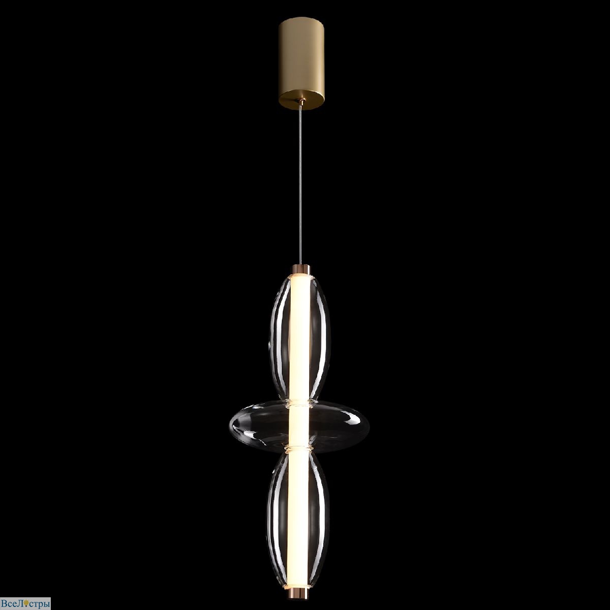 подвесной светильник crystal lux quasar sp14w led transparent