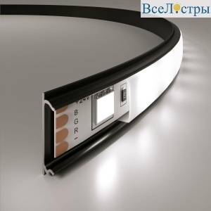 Профиль гибкий алюминиевый с рассеивателем Elektrostandard LL-2-ALP012 a053630
