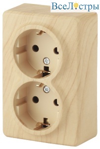 Розетка 2P+E Schuko Эра 11-2205-11 Б0020693