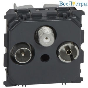 Розетка TV-FM-SAT Legrand Celiane 067388