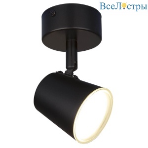 Светодиодный спот Elektrostandard DLR025 5W 4200K черный матовый 4690389115103