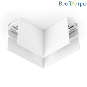Коннектор L-образный для накладного шинопровода Ambrella light Track System Magnetic GL3369