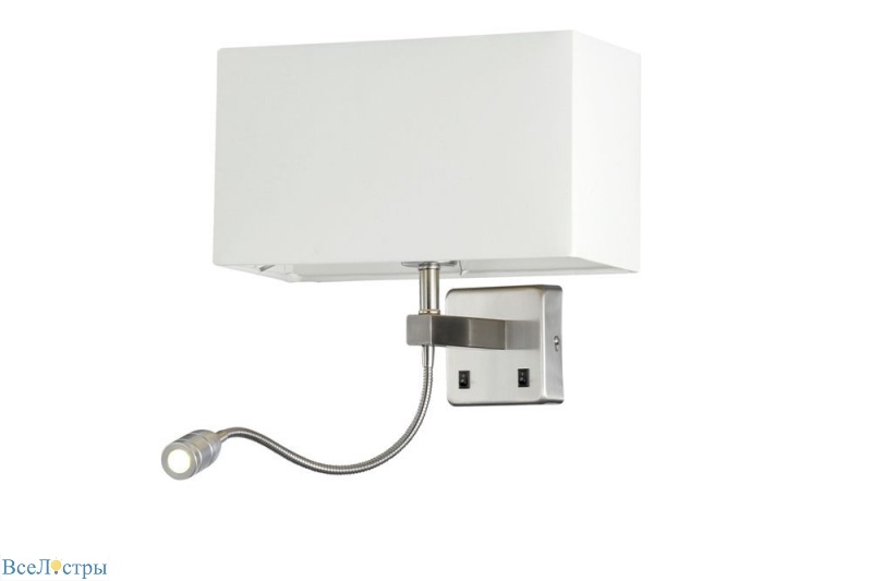 бра crystal lux jewel jewel ap2 wh