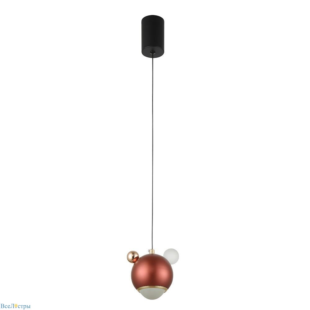 подвесной светодиодный светильник crystal lux amigo sp led red