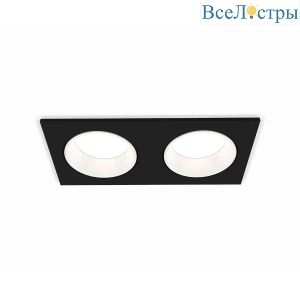 Комплект встраиваемого светильника Ambrella light Techno Spot XC6526001 SBK/SWH черный песок/белый песок (C6526, N6110)