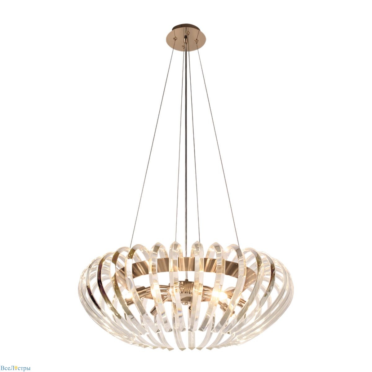 подвесная люстра loft it dakota 10300/600 french gold