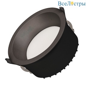 Встраиваемый светильник Arlight MS-DROP-BUILT-R137-24W Warm3000 (BK, 90 deg, 230V) 041499
