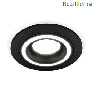 Комплект встраиваемого светильника Ambrella light Techno Spot XC7622040 SBK черный песок (C7622, N7111)