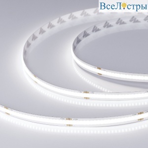 Светодиодная лента Arlight COB-X378-8mm 24V White6000 (11 W/m, IP20, 5m) 031885(3)
