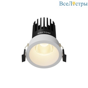 Встраиваемый светильник Maytoni Dip DL117-15W-2.7K-W