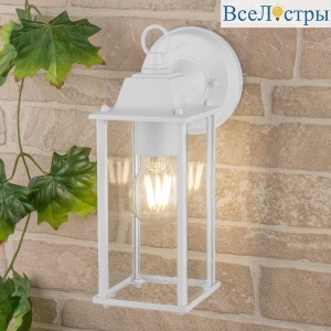Уличный настенный cветильник Elektrostandard 1008D Brick белый 4690389106767