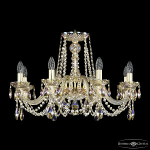 Подвесная люстра Bohemia Ivele Crystal 1402/8/240 G M801