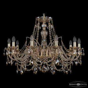 Подвесная люстра Bohemia Ivele Crystal 1411/10/300 G M721