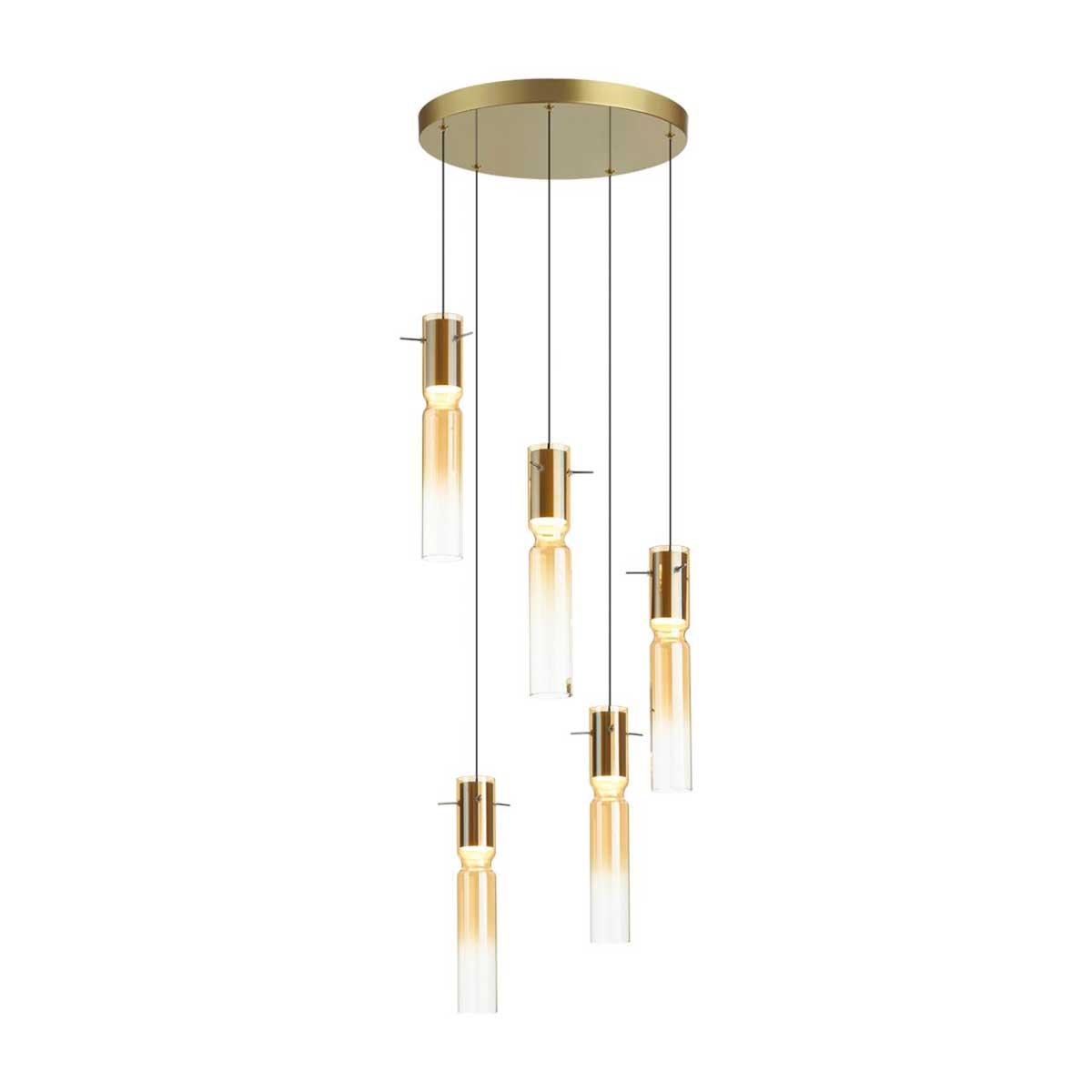 подвесная люстра odeon light scrow 5058/25la