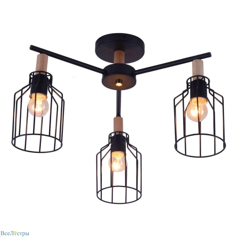 потолочная люстра escada 469/3pl black