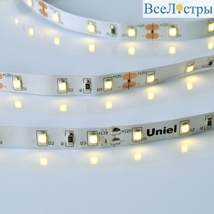 Светодиодная лента Uniel ULS-M11-2835-60LED/m-8mm-IP20-DC12V-4,8W/m-4M-4000K PROFI катушка в герметичной упаковке