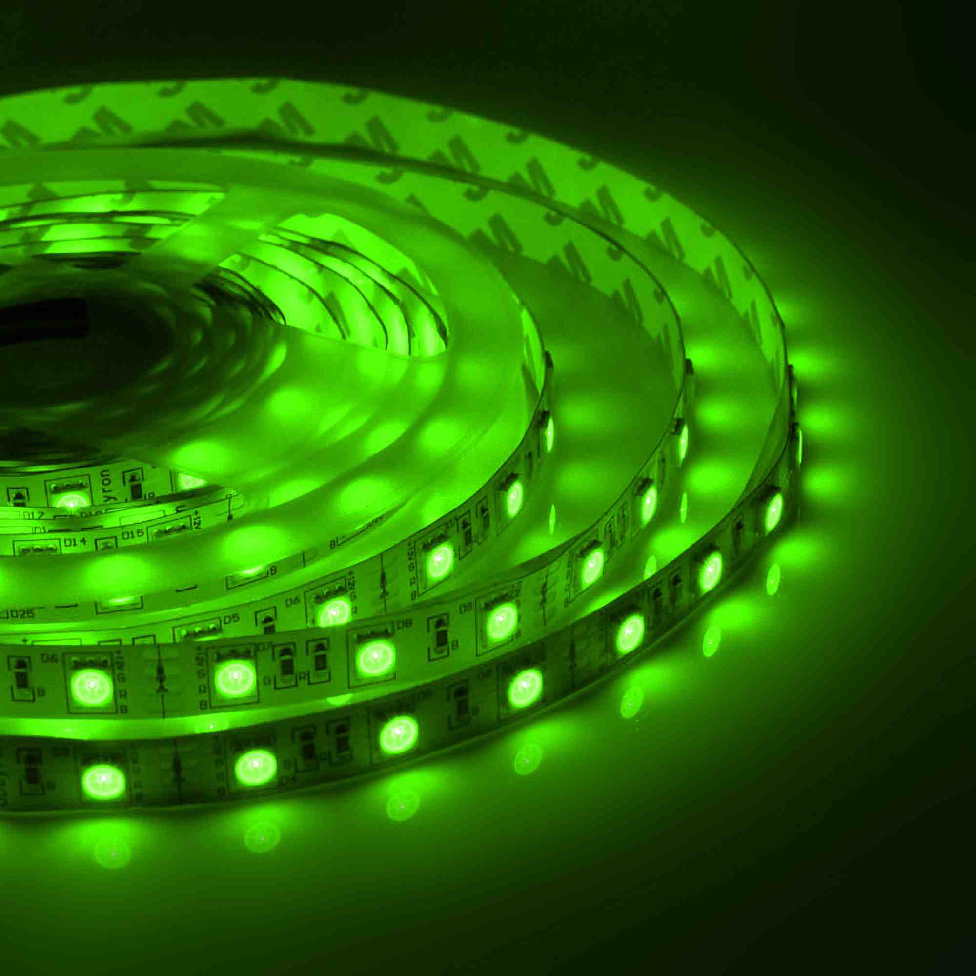 светодиодная лента apeyron 12в ст 7,2вт/м smd5050 30д/м ip20 3м rgb 217bl