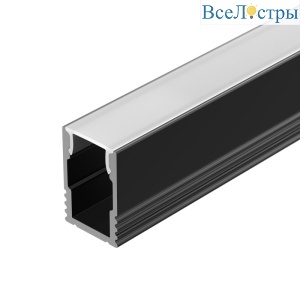 Алюминиевый профиль Arlight SL-MINI-8-H12-2000 BLACK 037106