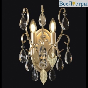 Бра Crystal Lux ESMIRALDA AP2 GOLD